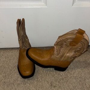 Dream Pairs Tan Cowboy Boots